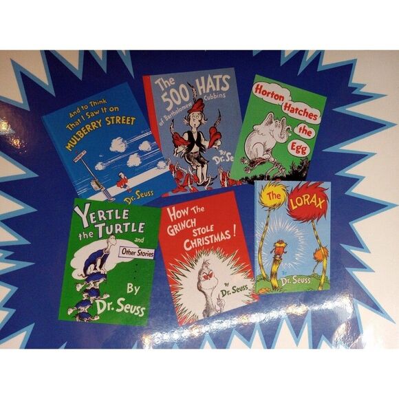 DR. SEUSS - SIX BY SEUSS - A TREASURY OF DR. SEUSS CLASSICS SOFTCOVER BOOK 1991 - Picture 3 of 10